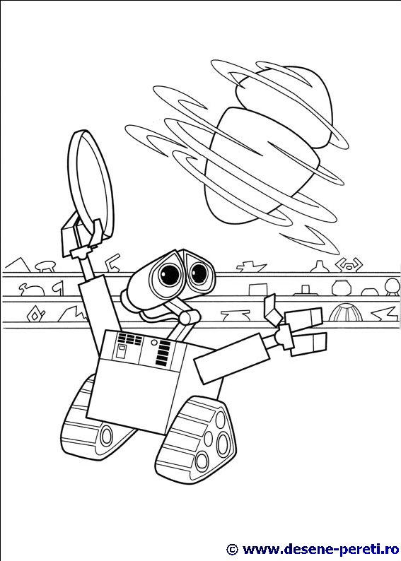 wall-e desene colorat
